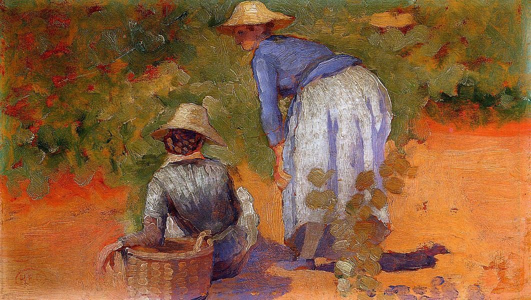 Study for The Grape Pickers by Henri-Edmond Cross