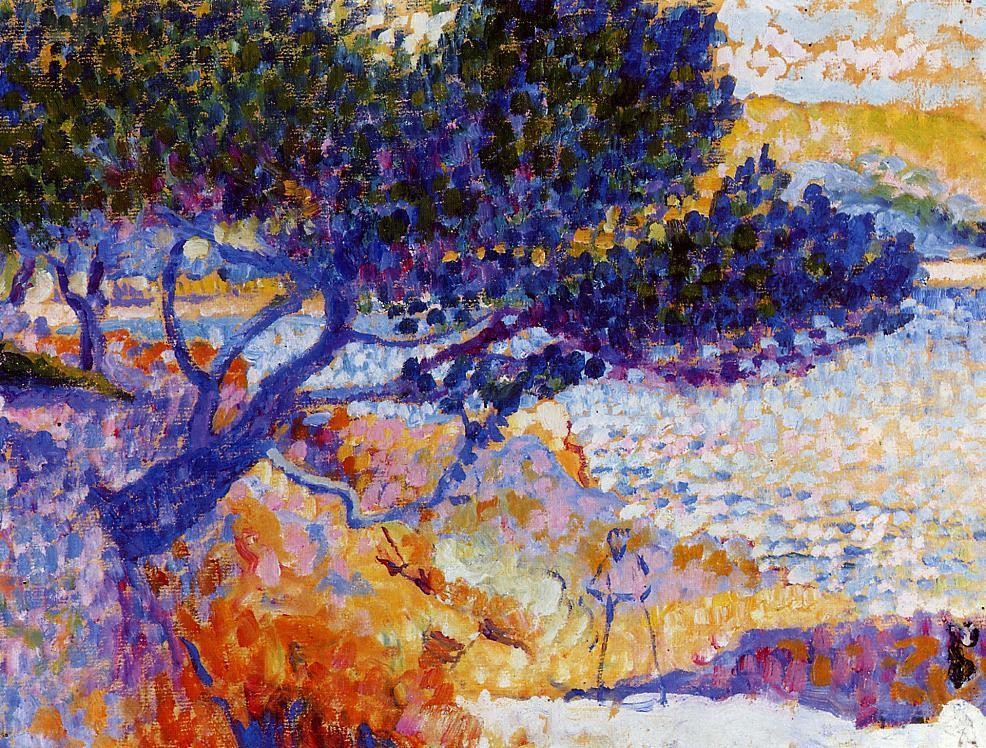 The Bay of Cavaliere (study) by Henri-Edmond Cross