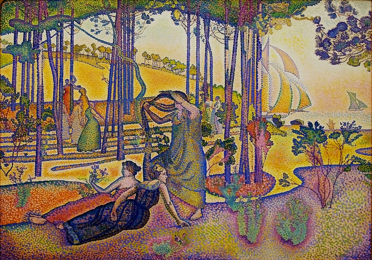 The Evening Air by Henri-Edmond Cross