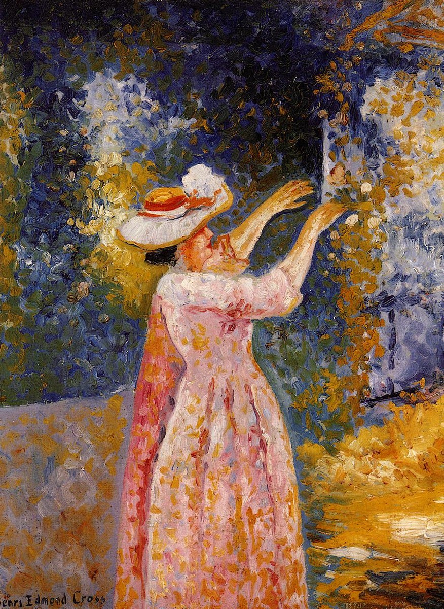 The Flowered Column by Henri-Edmond Cross