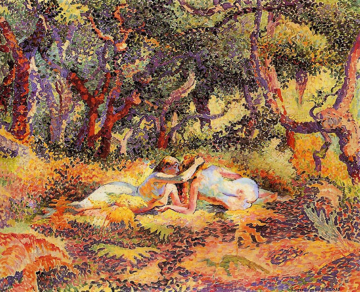 The Forest by Henri-Edmond Cross