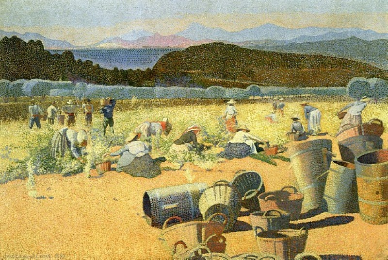 The Grape Harvest by Henri-Edmond Cross