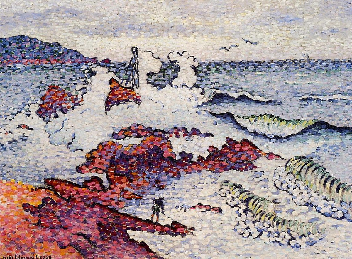 The Mediterranean, East Wind by Henri-Edmond Cross