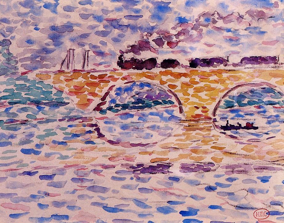 The Viaduct by Henri-Edmond Cross