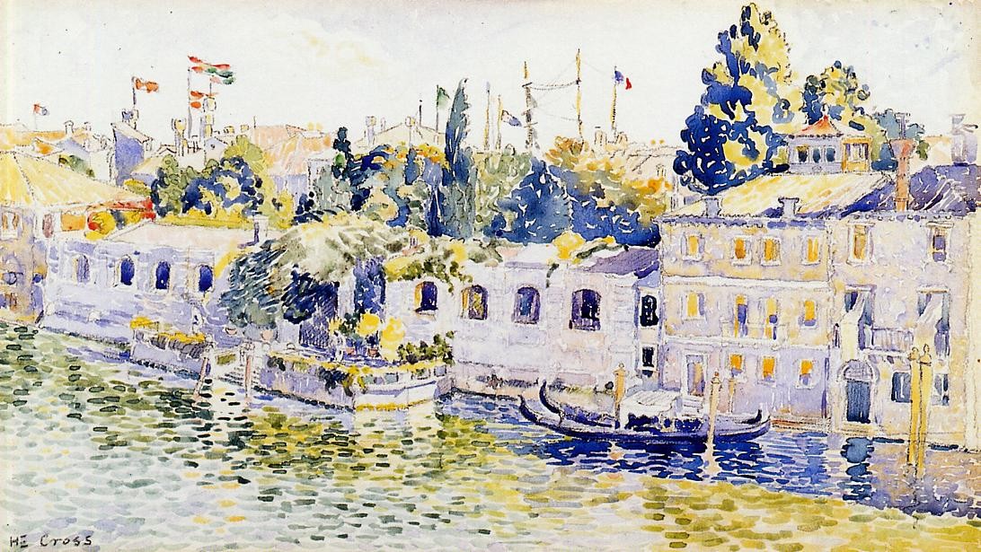 Venice, Palazzo Venier dei Leoni by Henri-Edmond Cross