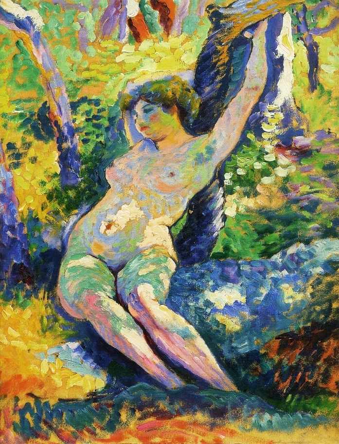 Young Woman (Study for The Clearing) by Henri-Edmond Cross