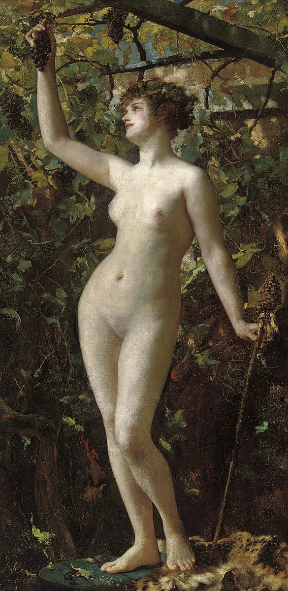 Eine Bacchantin by Henrietta Rae