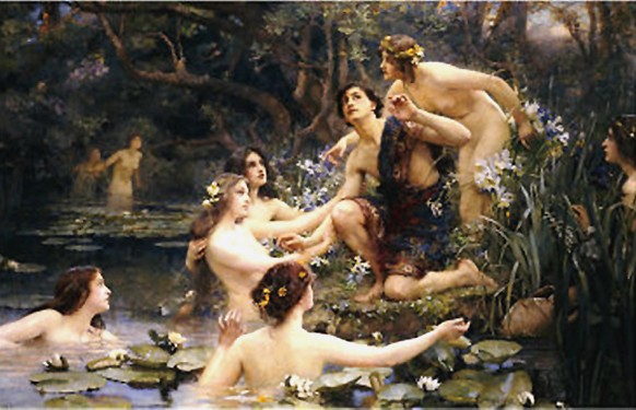 Hylas and the Water Nymphs by Henrietta Rae