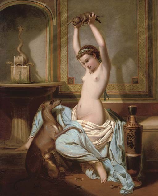 La Muse S'amuse by Henri-Pierre Picou