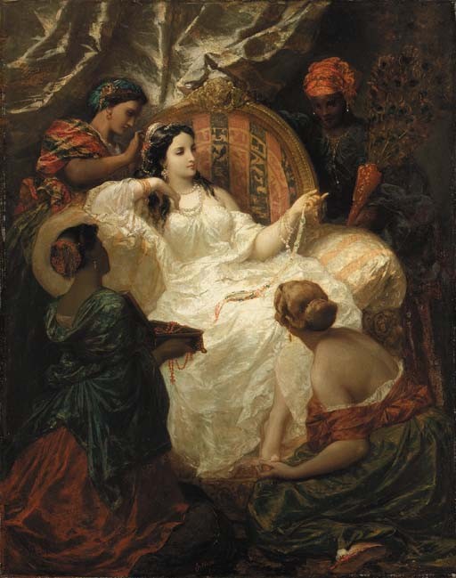 Odalisque au collier de perles by Henri-Pierre Picou