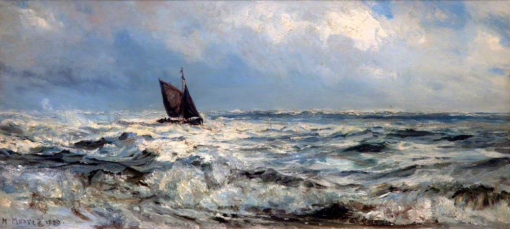 Rounding the Ness, Lowestoft by Henry Moore
