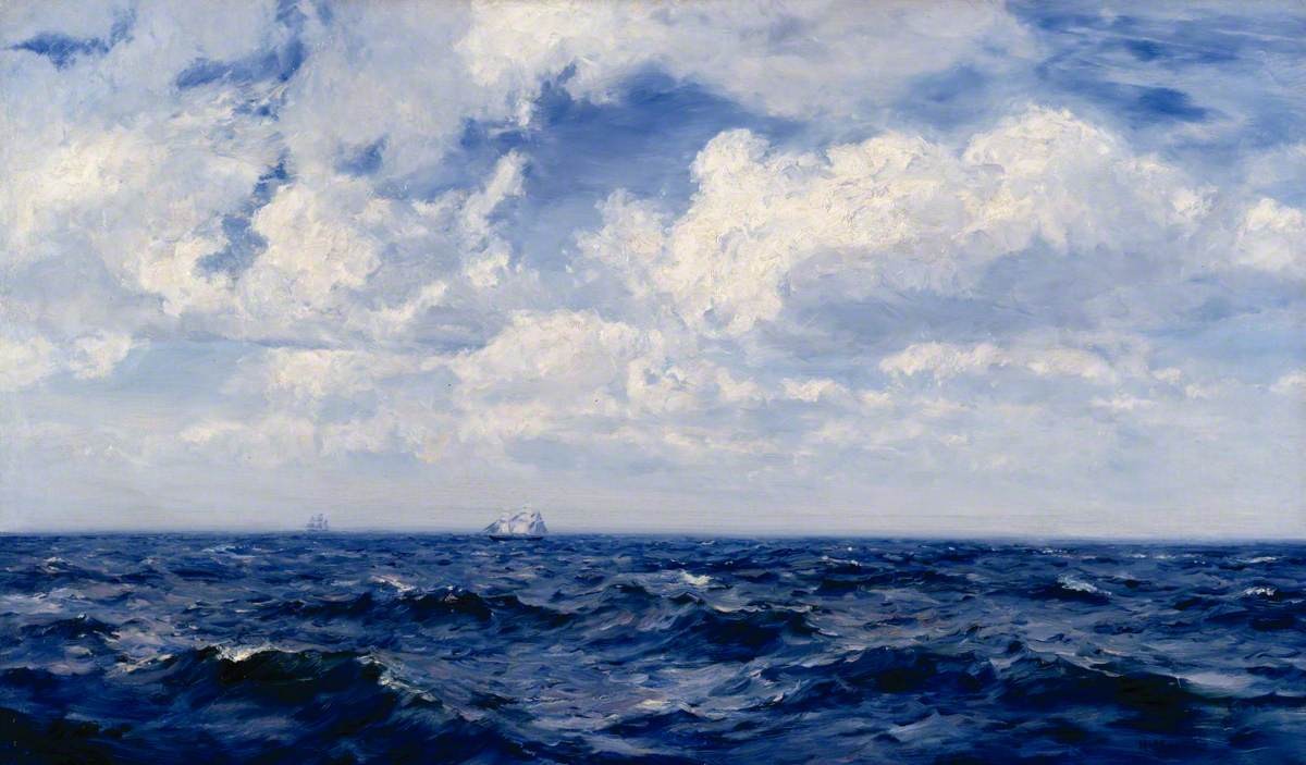 Summer Breeze in the Channel by Henry Moore