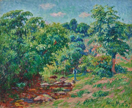 La rivière de Pont-Aven, Finistère by Henry Moret