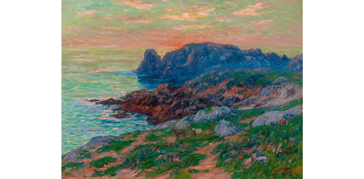 L'île de Ouessant, Le Soir by Henry Moret