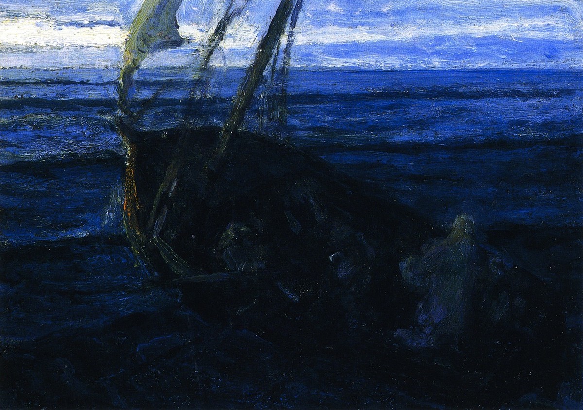 Christ and His Desciples on the Sea of Galilee by Henry Ossawa Tanner