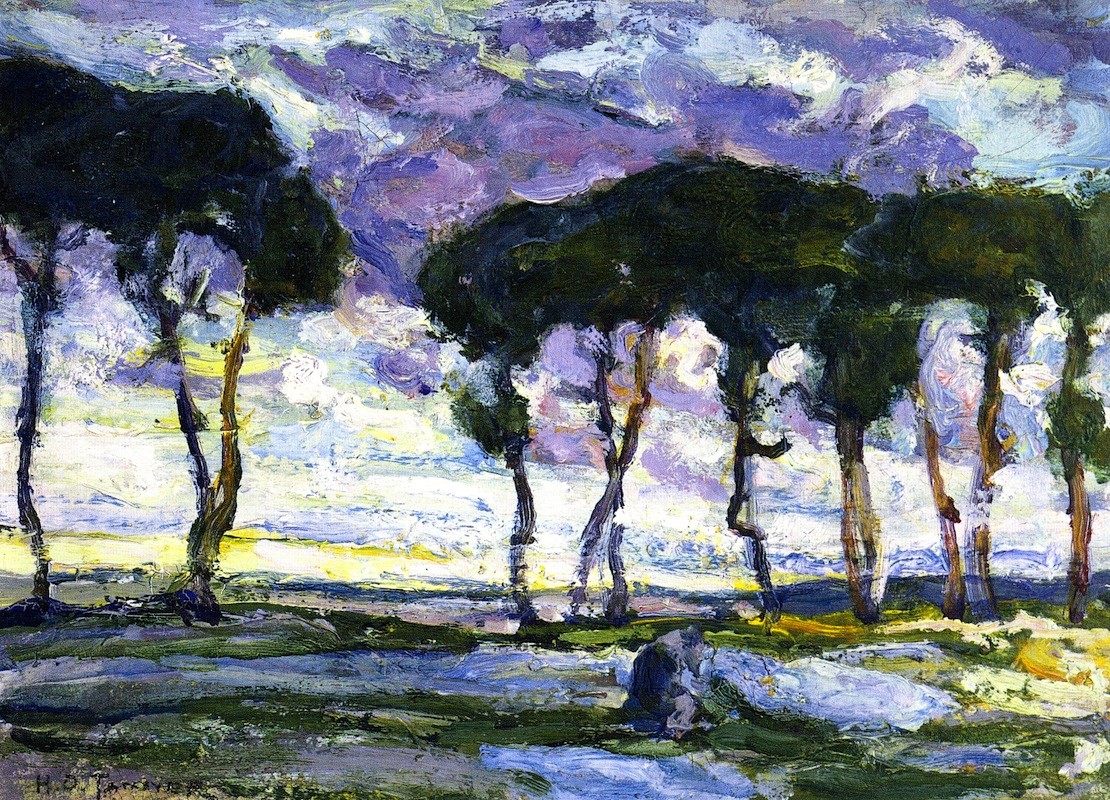 Landscape with Irises by Henry Ossawa Tanner