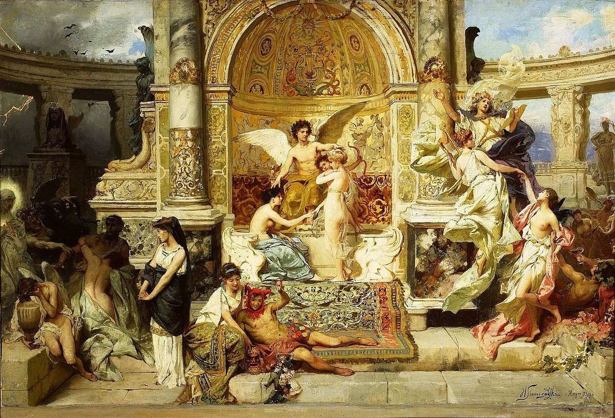 Curtain Design for the Słowacki Theatre by Henryk Siemiradzki