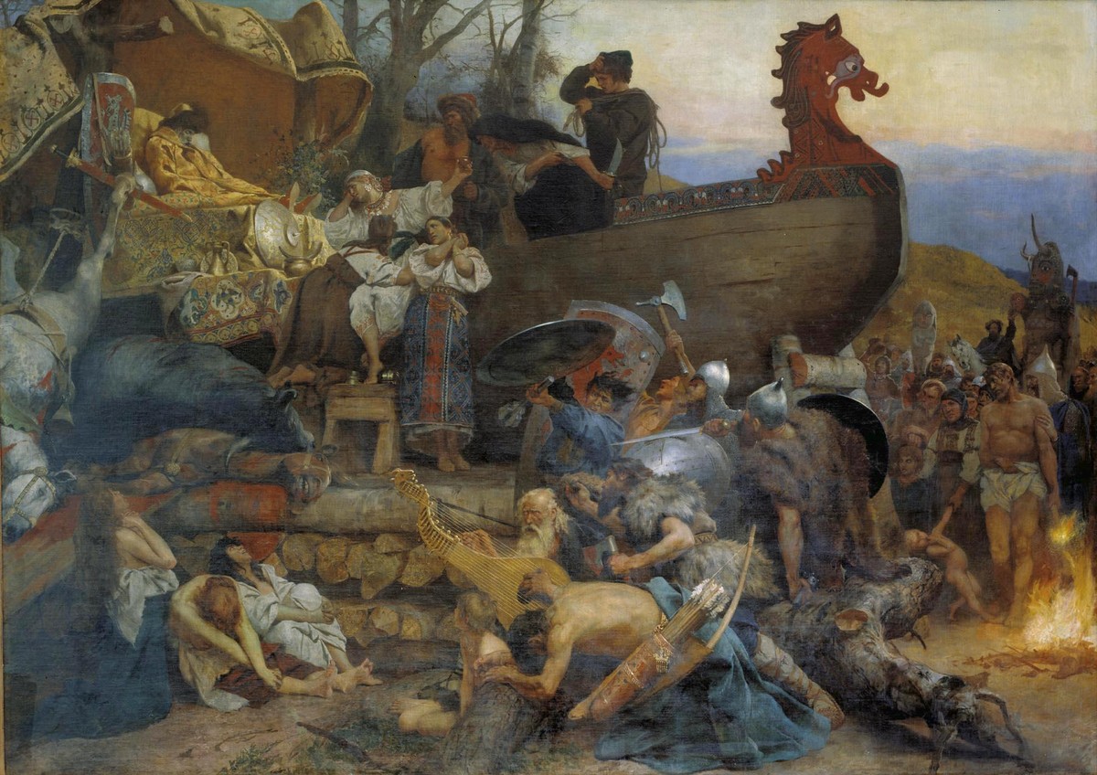 Funeral of an Old Russian Nobleman by Henryk Siemiradzki
