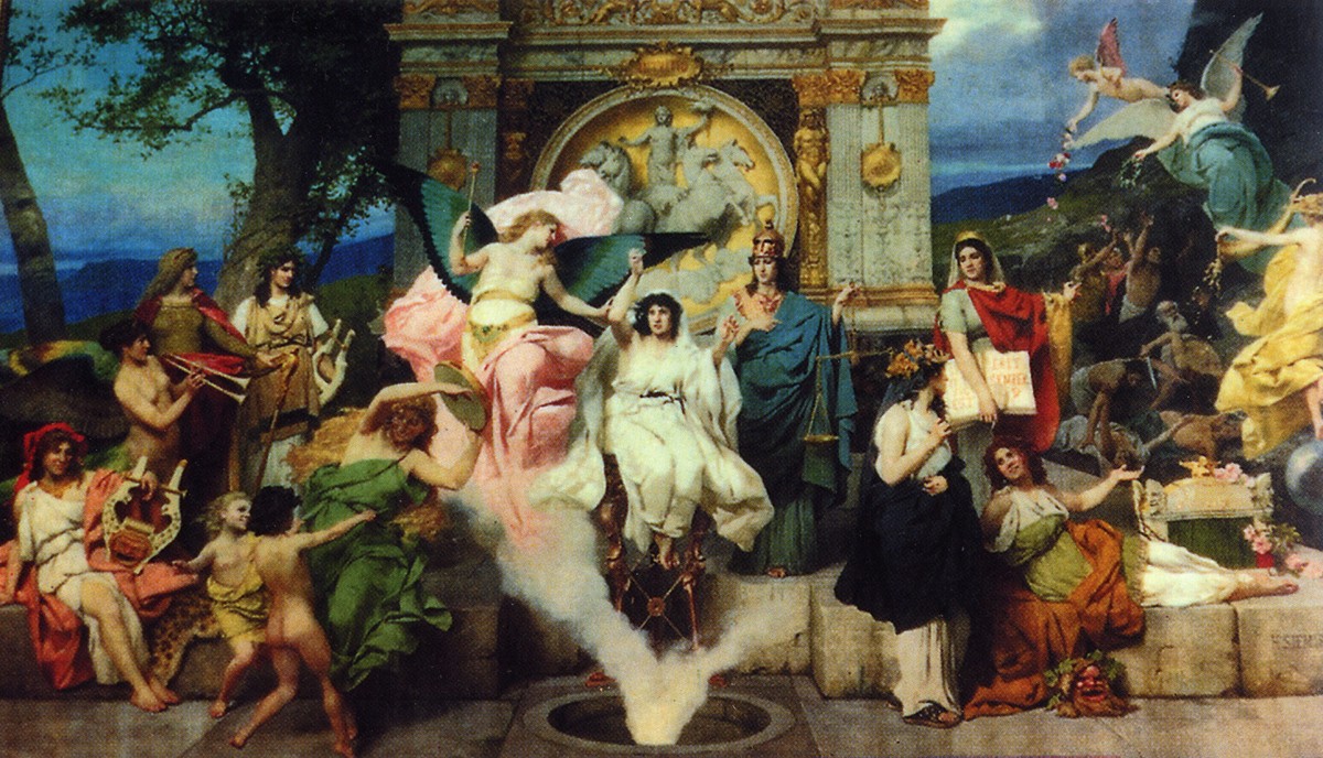 Study for Curtain by Henryk Siemiradzki