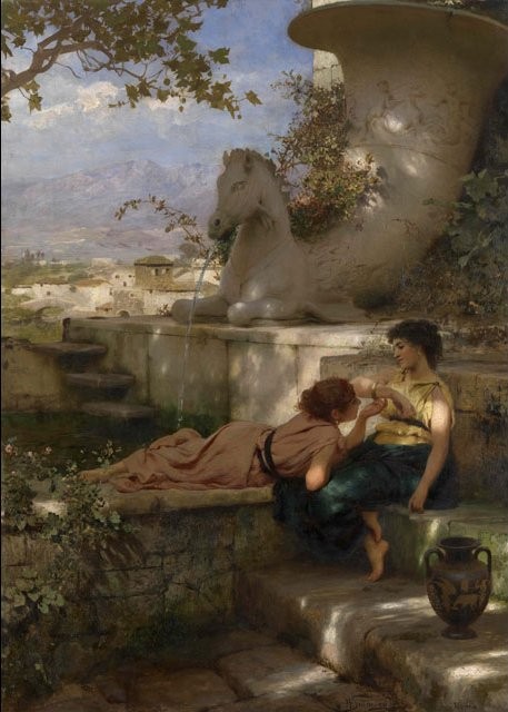 The New Bracelet by Henryk Siemiradzki