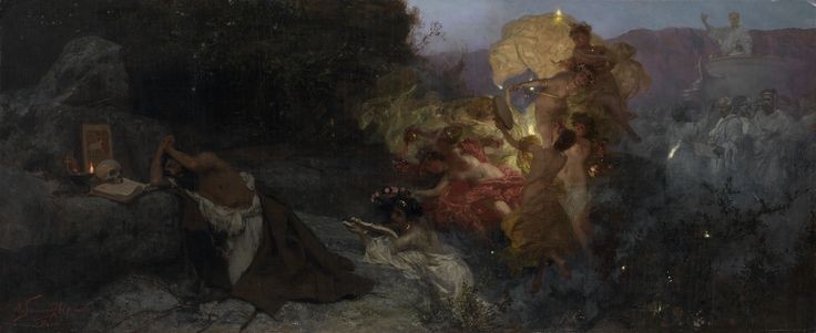 The Temptation of St. Jerome by Henryk Siemiradzki