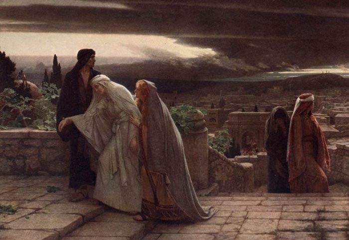 Return from Calvary by Herbert Gustave Schmalz (Herbert Carmichael)