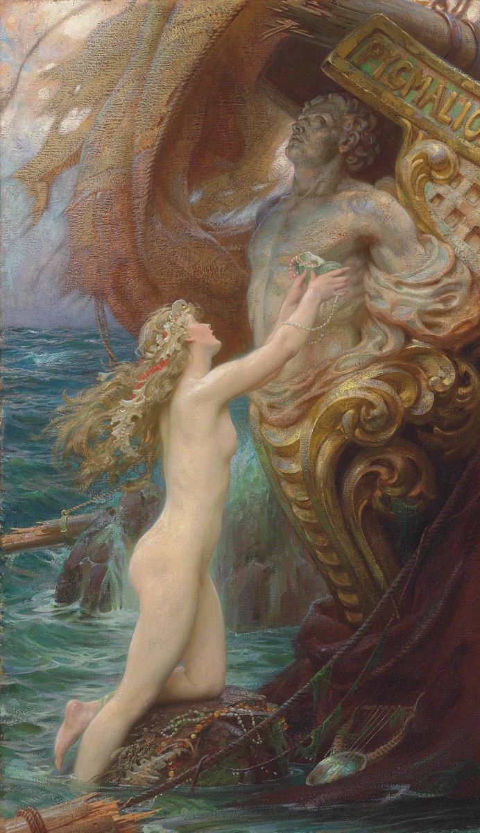 A Deep Sea Idyll by Herbert James Draper