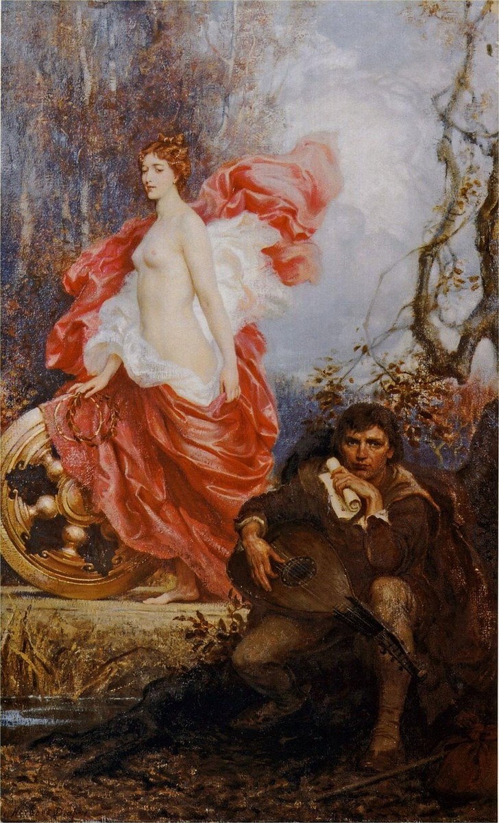 Art and the Jade by Herbert James Draper
