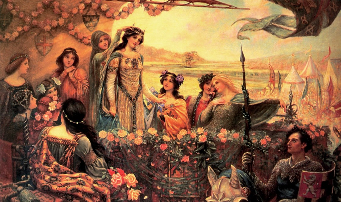 Lancelot and Guinevere by Herbert James Draper