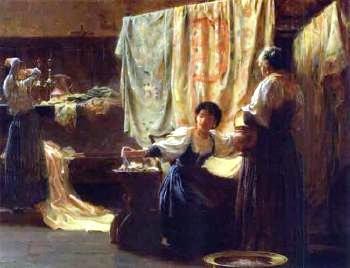 The Embroiderers by Herbert James Draper