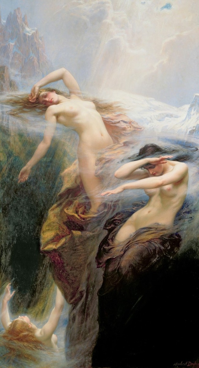 The Morning Mists by Herbert James Draper