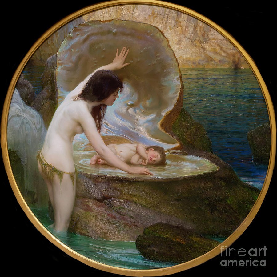 Water Baby by Herbert James Draper