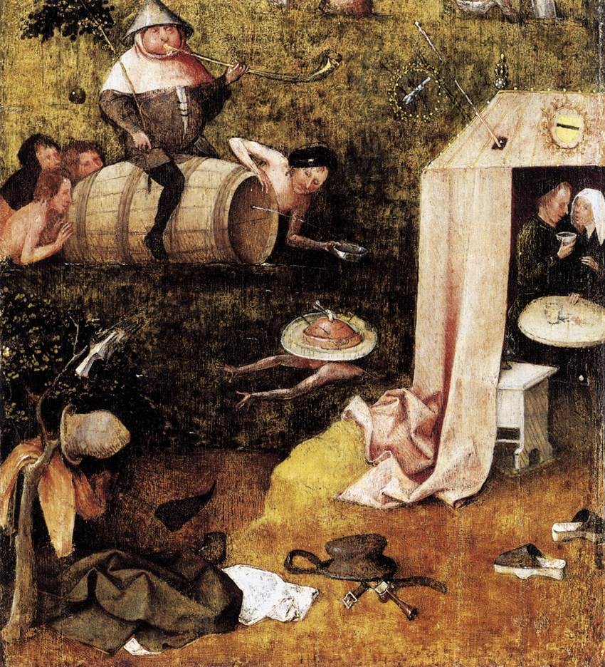 Allegory of Gluttony and Lust by Hieronymus Bosch