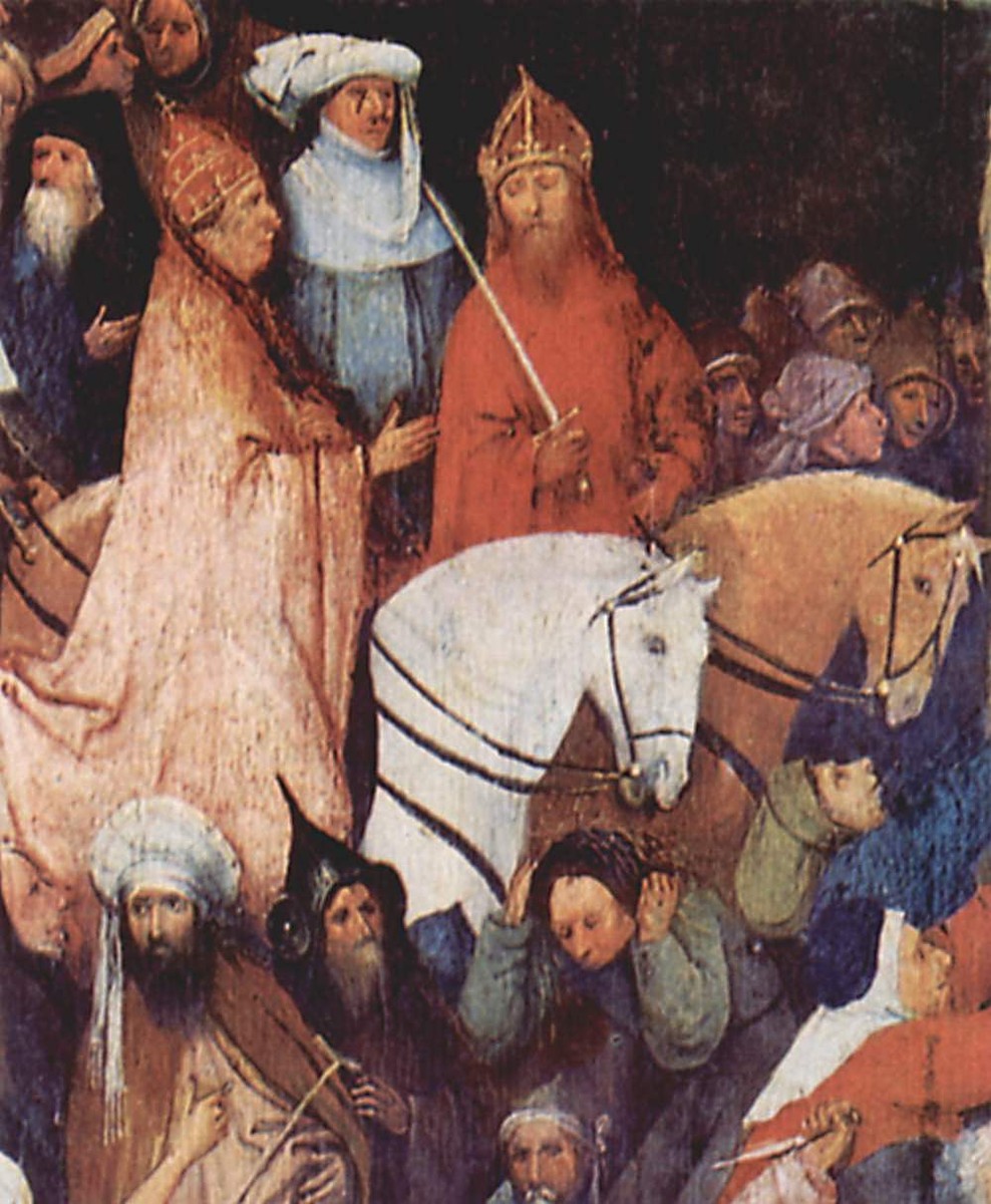 Haywain (detail) by Hieronymus Bosch