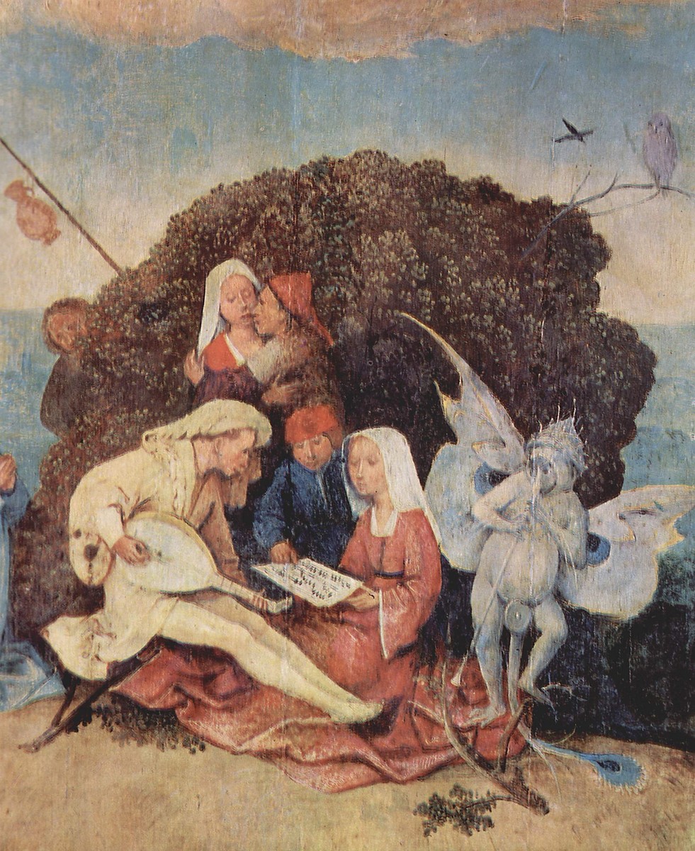 Haywain (detail) by Hieronymus Bosch