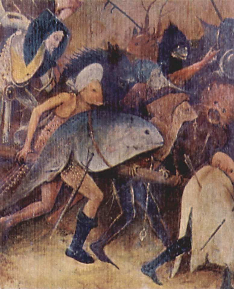 Haywain (detail) by Hieronymus Bosch