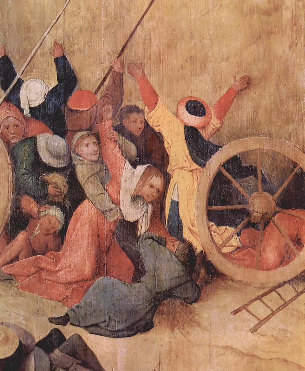 Haywain (detail) by Hieronymus Bosch