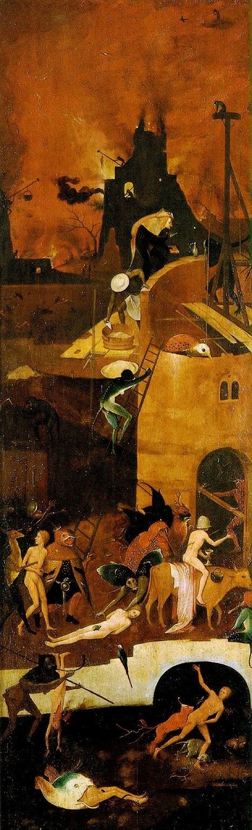 Haywain (detail) by Hieronymus Bosch