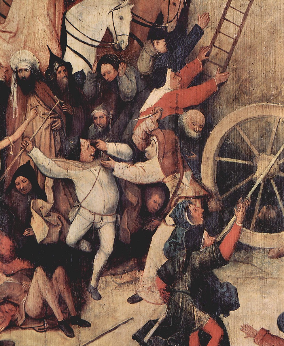 Haywain( detail) by Hieronymus Bosch