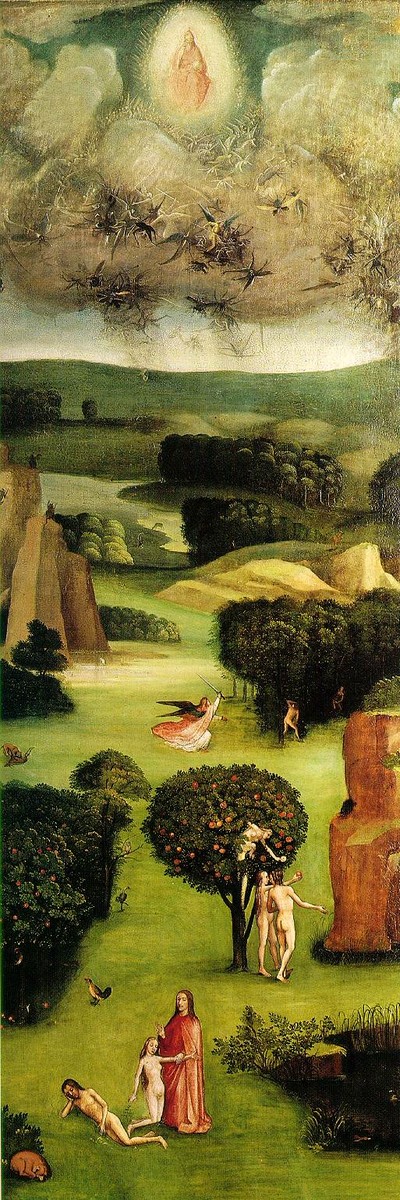 Last Judgement, left wing of the triptych by Hieronymus Bosch