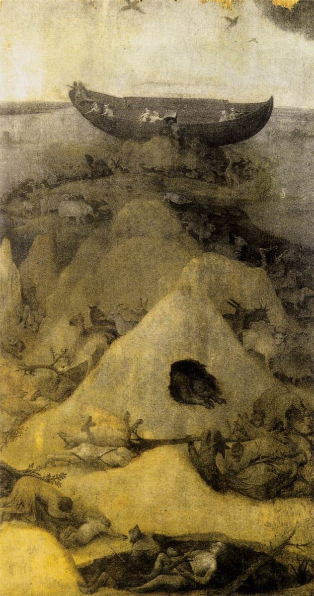 Noah's Ark on Mount Ararat (obverse) by Hieronymus Bosch