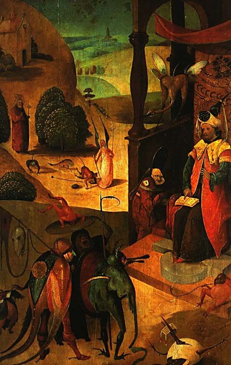St. Jacob and the magician by Hieronymus Bosch