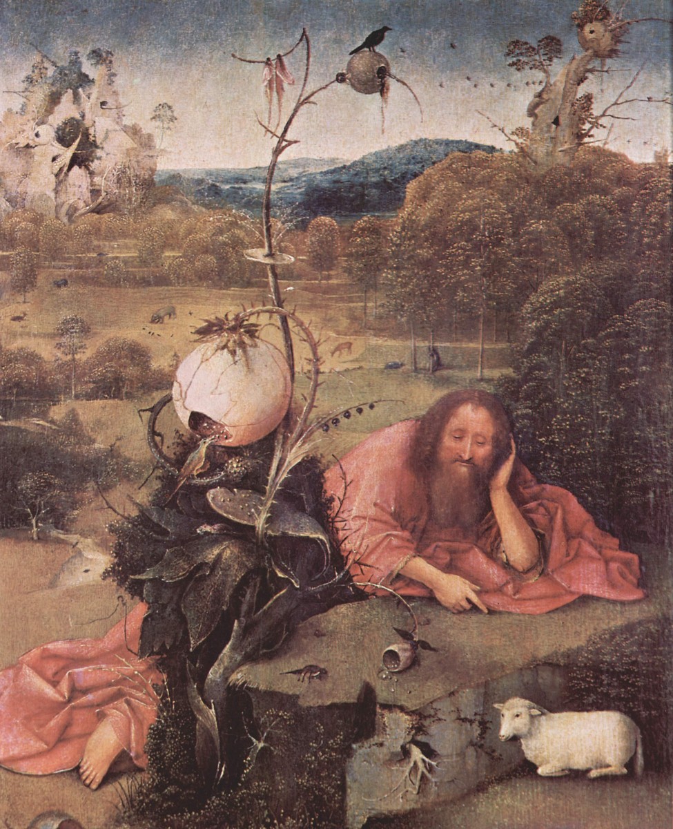 St. John the Baptist in Meditation by Hieronymus Bosch