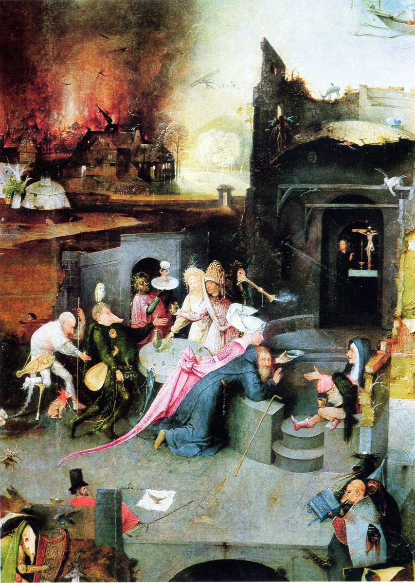 Temptation of St. Anthony (detail) by Hieronymus Bosch