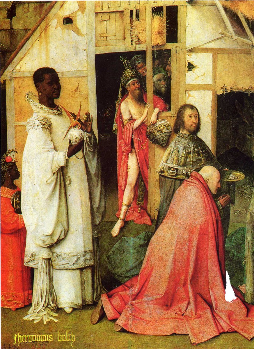 The Adoration of the Magi (detail) by Hieronymus Bosch