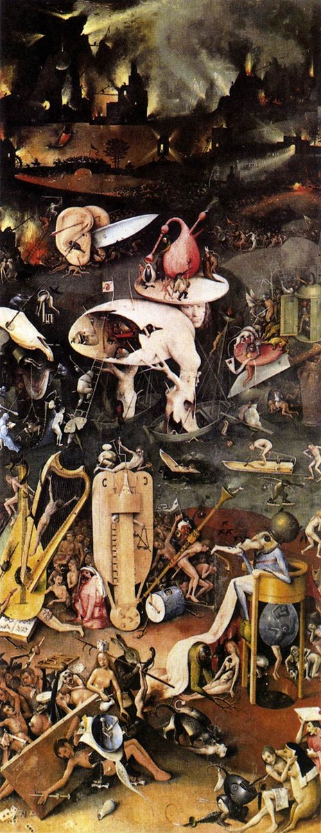 The Garden of Earthly Delights (detail) by Hieronymus Bosch