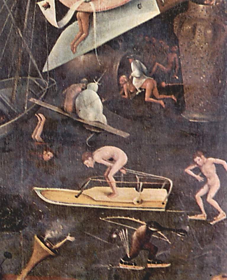 The Garden of Earthly Delights (detail) by Hieronymus Bosch