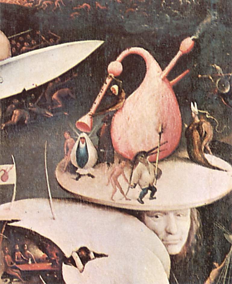 The Garden of Earthly Delights (detail) by Hieronymus Bosch