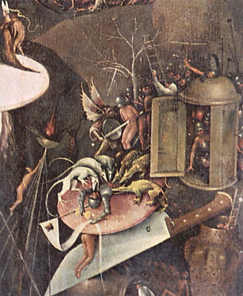The Garden of Earthly Delights (detail) by Hieronymus Bosch