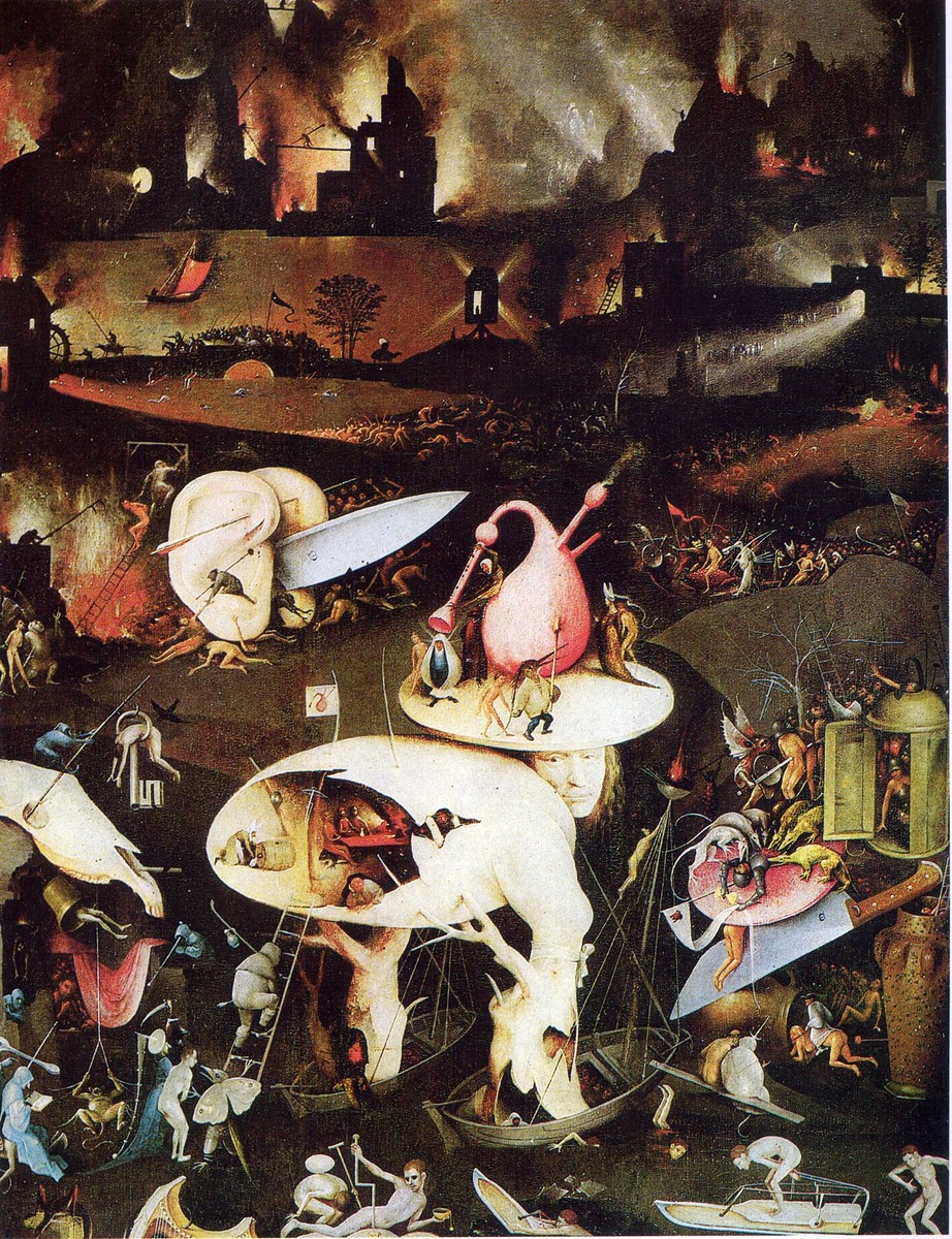 The Garden of Earthly Delights (detail) by Hieronymus Bosch
